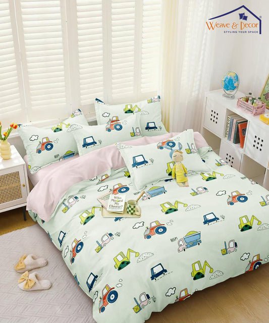 Wheels on the Go 350GSM Single Bed Comforter