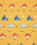 Little Ocean Buddies Kids Flat Bedsheet With Pillow Covers