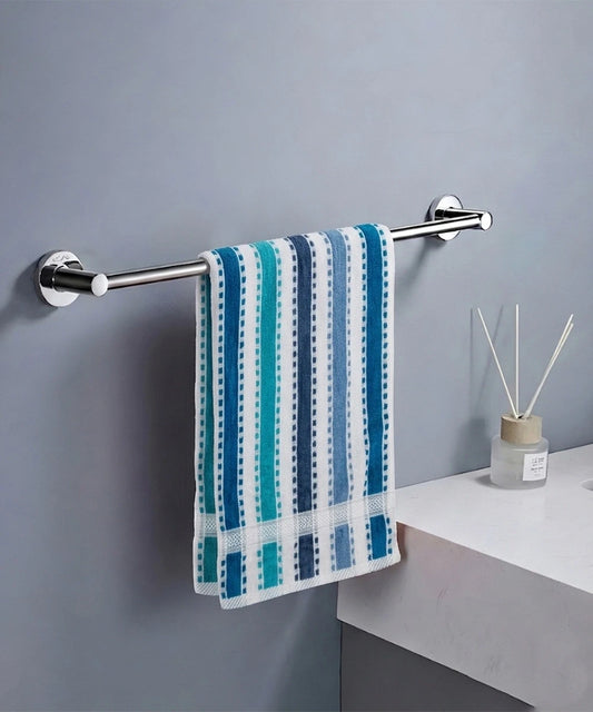 Weave & Decor Luxe Stripe Cotton Hand Towels Sets – Ultra Soft & Super Absorbent (Blue)