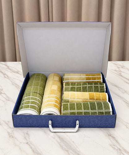 Weave & Decor Premium Hand Towel Gift Box – Set of 6