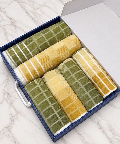 Weave & Decor Premium Hand Towel Gift Box – Set of 6