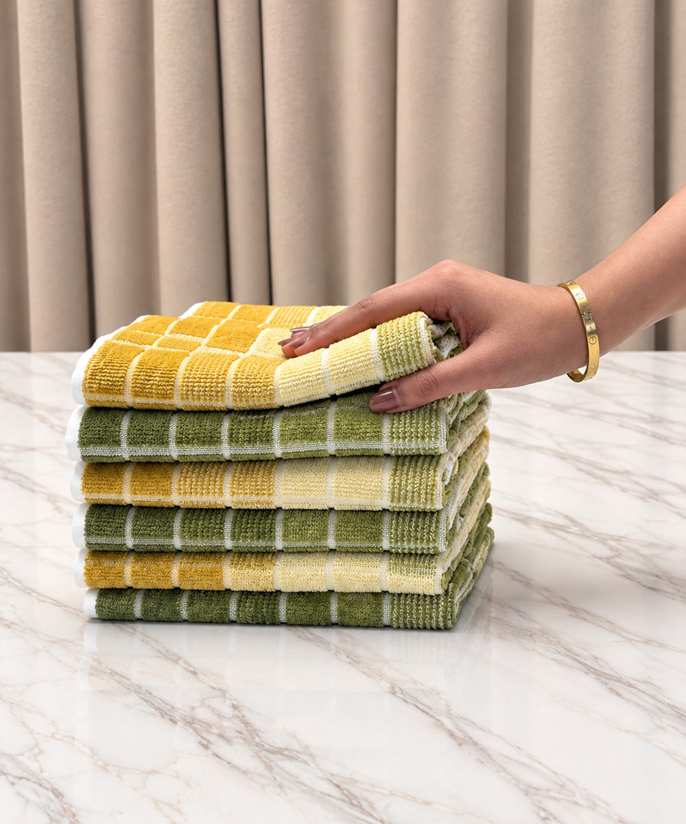 Weave & Decor Premium Hand Towel Gift Box – Set of 6