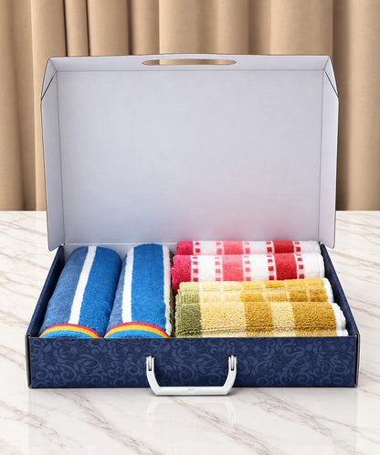 Weave & Decor Premium Hand Towel Gift Box – Set of 6