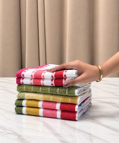 Weave & Decor Premium Hand Towel Gift Box – Set of 6