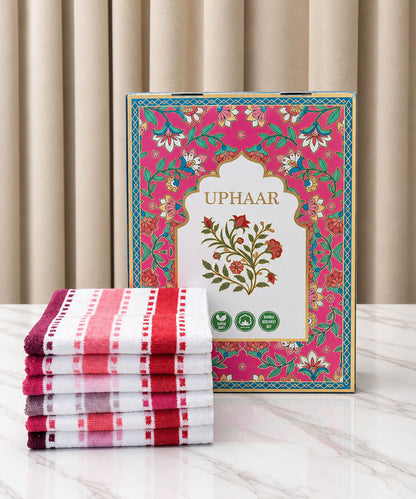 Weave & Decor Premium Hand Towel Gift Box – Set of 6
