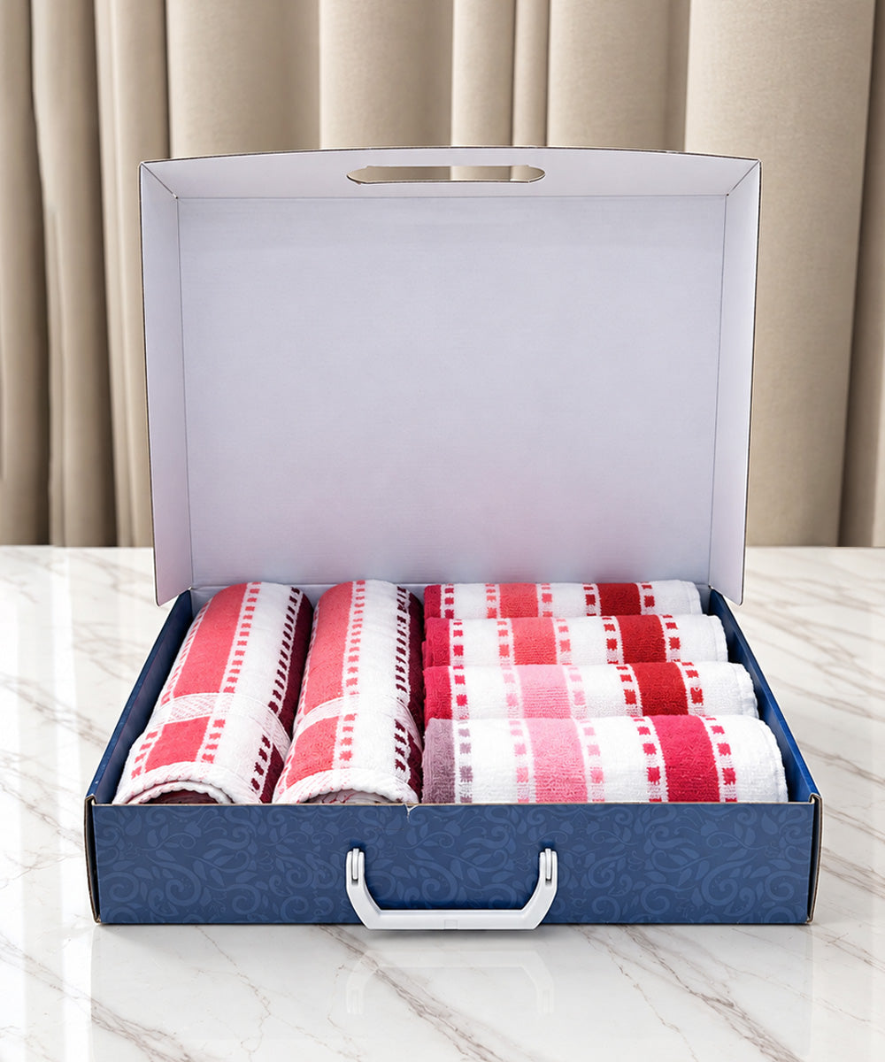 Weave & Decor Premium Hand Towel Gift Box – Set of 6