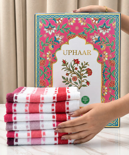 Weave & Decor Premium Hand Towel Gift Box – Set of 6