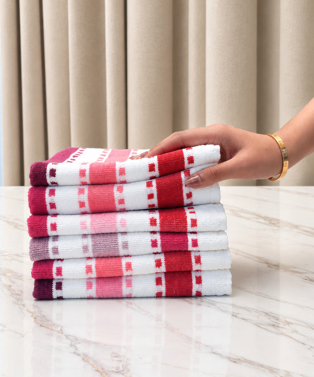 Weave & Decor Premium Hand Towel Gift Box – Set of 6