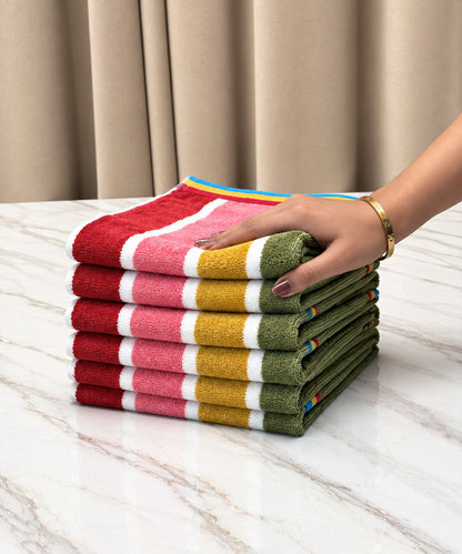 Weave & Decor Premium Hand Towel Gift Box – Set of 6