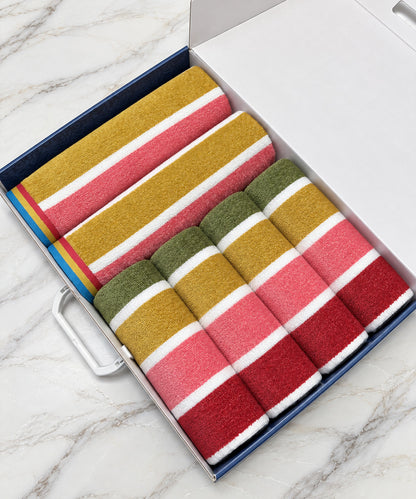 Weave & Decor Premium Hand Towel Gift Box – Set of 6