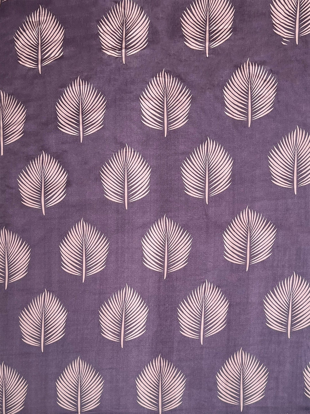 Twilight Leaves King Fitted Bedsheet With 2 Coordinate Pillow Covers