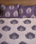 Earthy Elegance King Size Bedsheet With 2 Pillow Cover