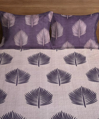 Earthy Elegance King Size Bedsheet With 2 Pillow Cover