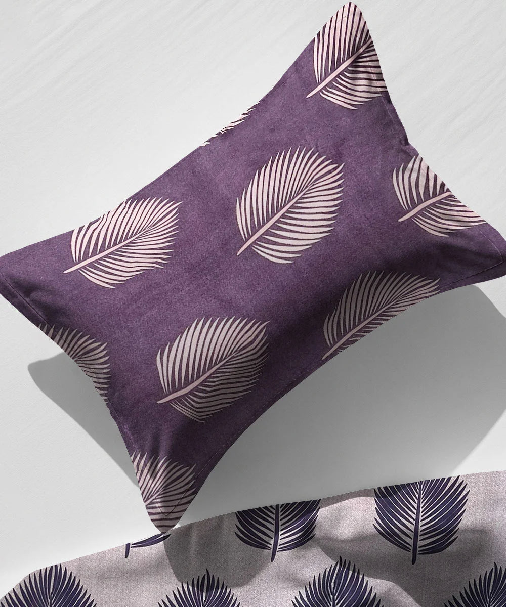 Earthy Elegance King Size Bedsheet With 2 Pillow Cover