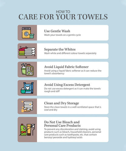 Weave & Decor Cotton Kitchen Towels Set of 2