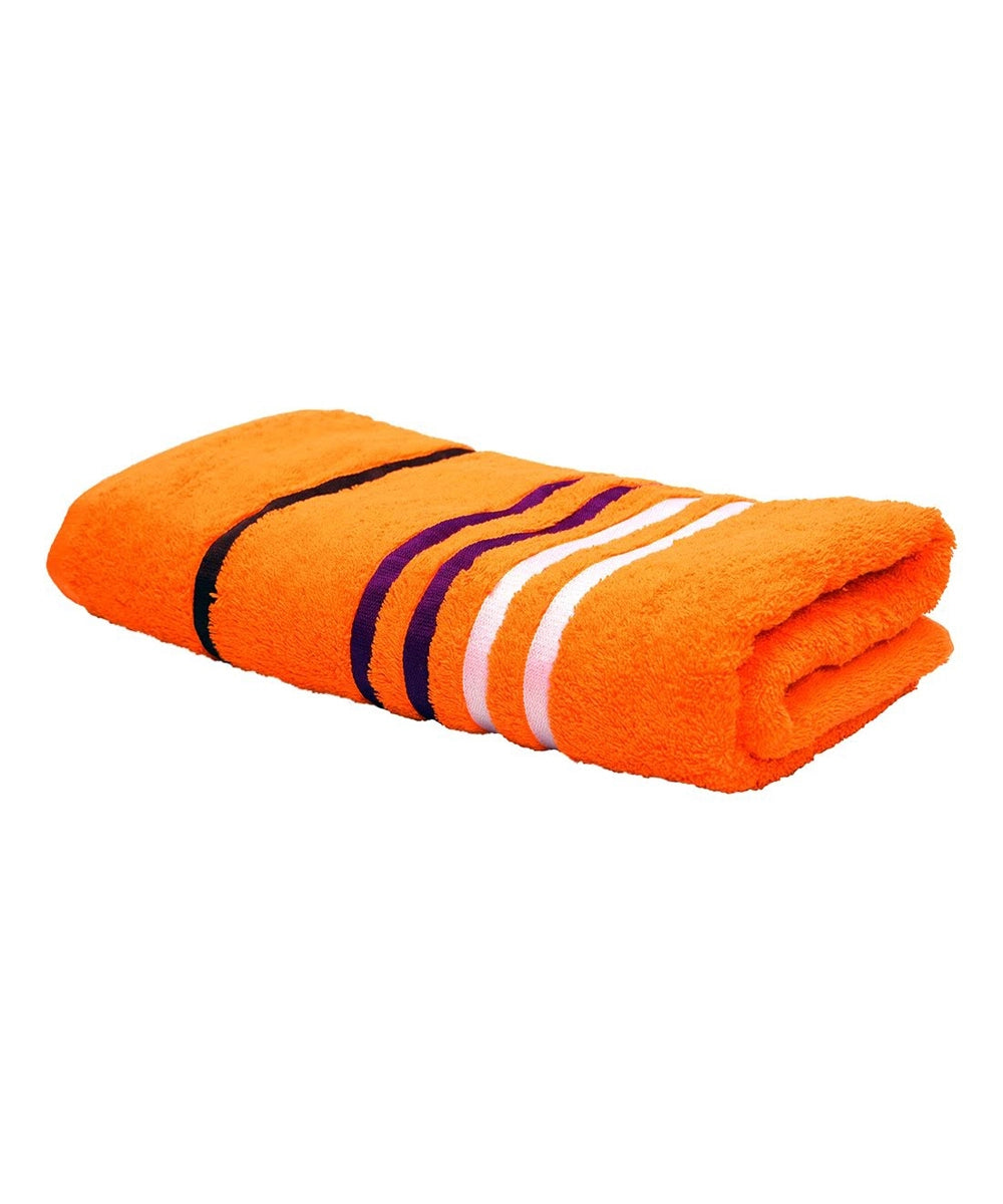 Weave & Decor Luxe Orange Cotton Hand Towels Sets – Ultra Soft & Super Absorbent