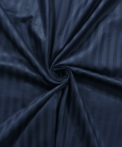Blue King Fitted Bedsheet With 2 Pillow Covers