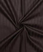 Brown Satin Stripe Flat Bedsheet with Pillow Cover