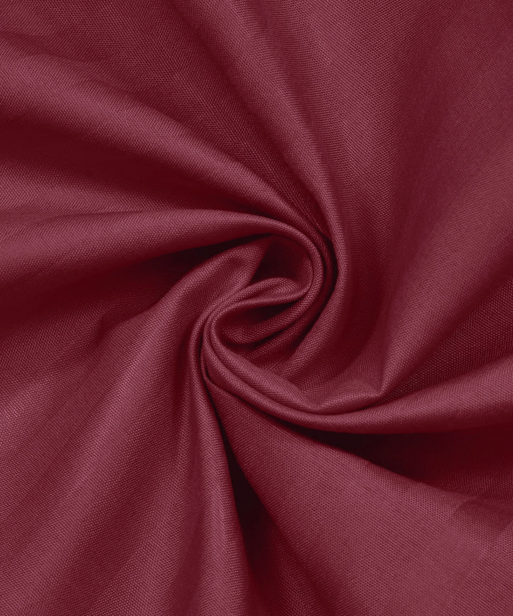 Maroon Satin Stripe King Size Bedsheet With 2 Pillow Covers