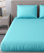 Sky King fitted Bedsheet With 2 Pillow Covers