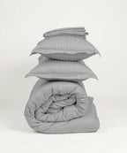 Light Grey Comforter Set with Bedsheet & Pillow Covers