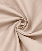 Cream Satin Stripe Flat Bedsheet with Pillow Cover