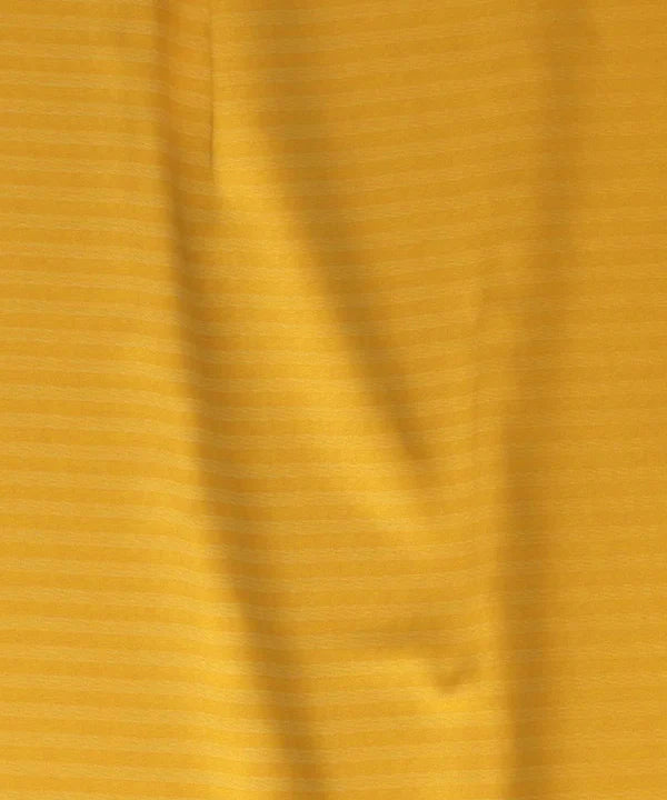 Yellow Satin Stripe Single Bedsheet With 1 Pillow Cover