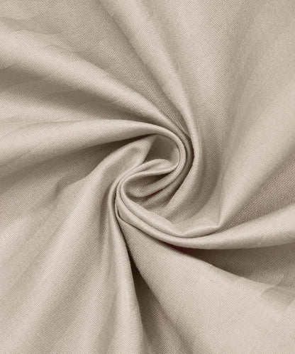 Beige Satin Stripe King Size Bedsheet With 2 Pillow Covers
