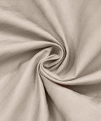 Beige Satin Stripe Flat Bedsheet with Pillow Cover