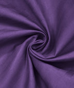 Violet Satin Stripe Flat Bedsheet with Pillow Cover