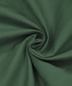 Dark Green Satin Stripe Flat Bedsheet with Pillow Cover