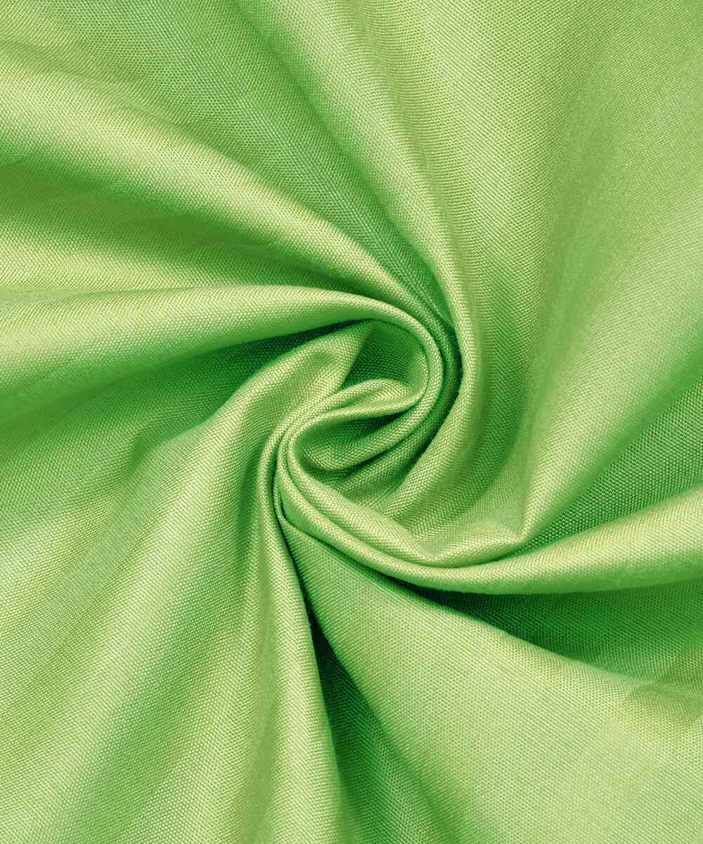 Green Satin Stripe Flat Bedsheet with Pillow Cover