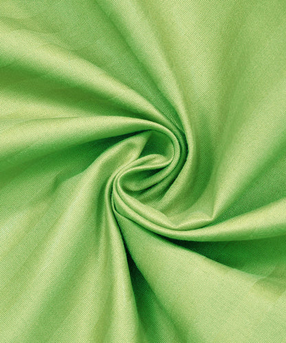 Green Satin Stripe Flat Bedsheet with Pillow Cover