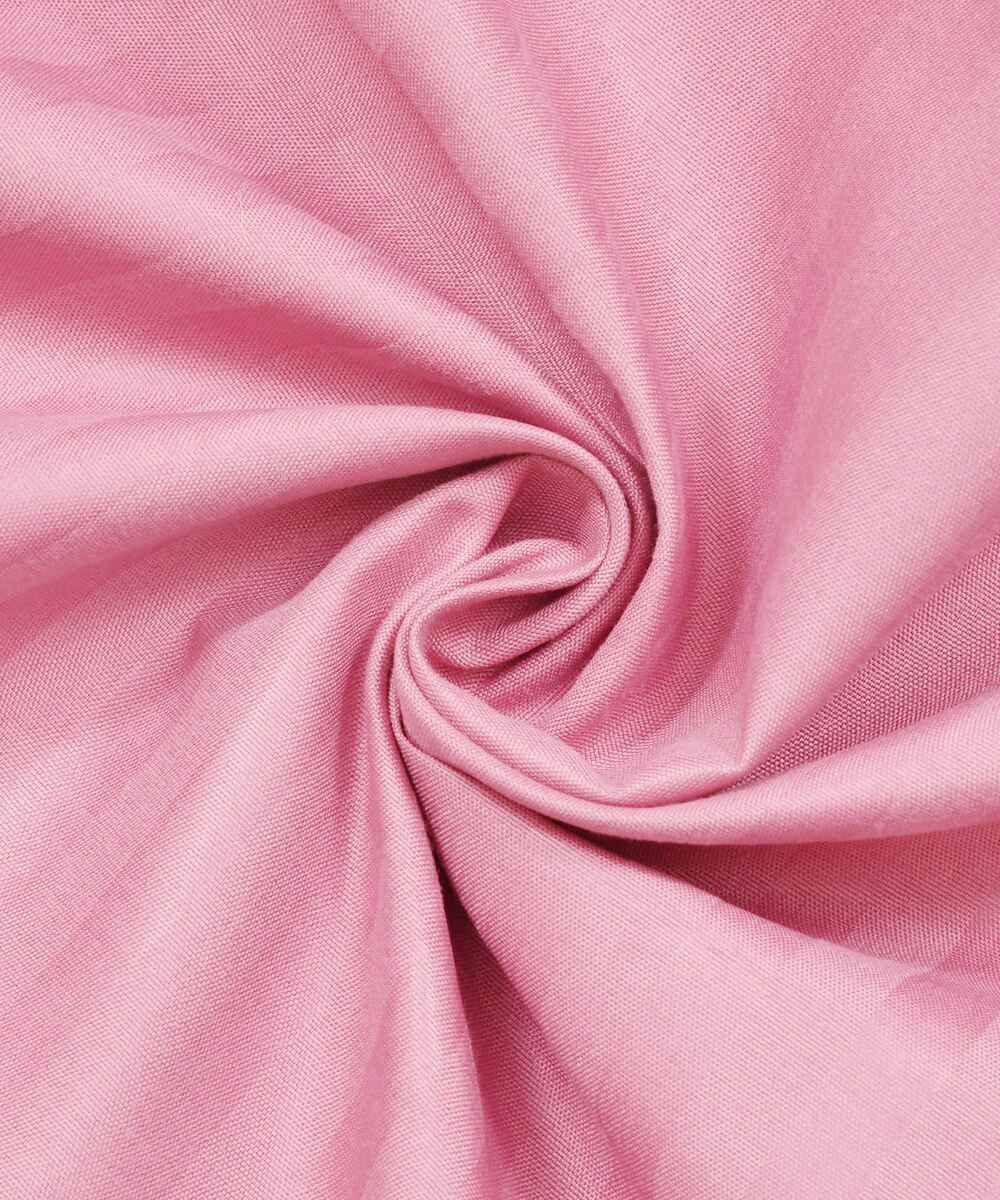 Pink Fitted Bedsheet With Pillow Cover