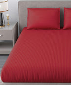 Red Queen Fitted Bedsheet With 2 Pillow Covers