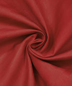 Red Satin Stripe Flat Bedsheet with Pillow Cover