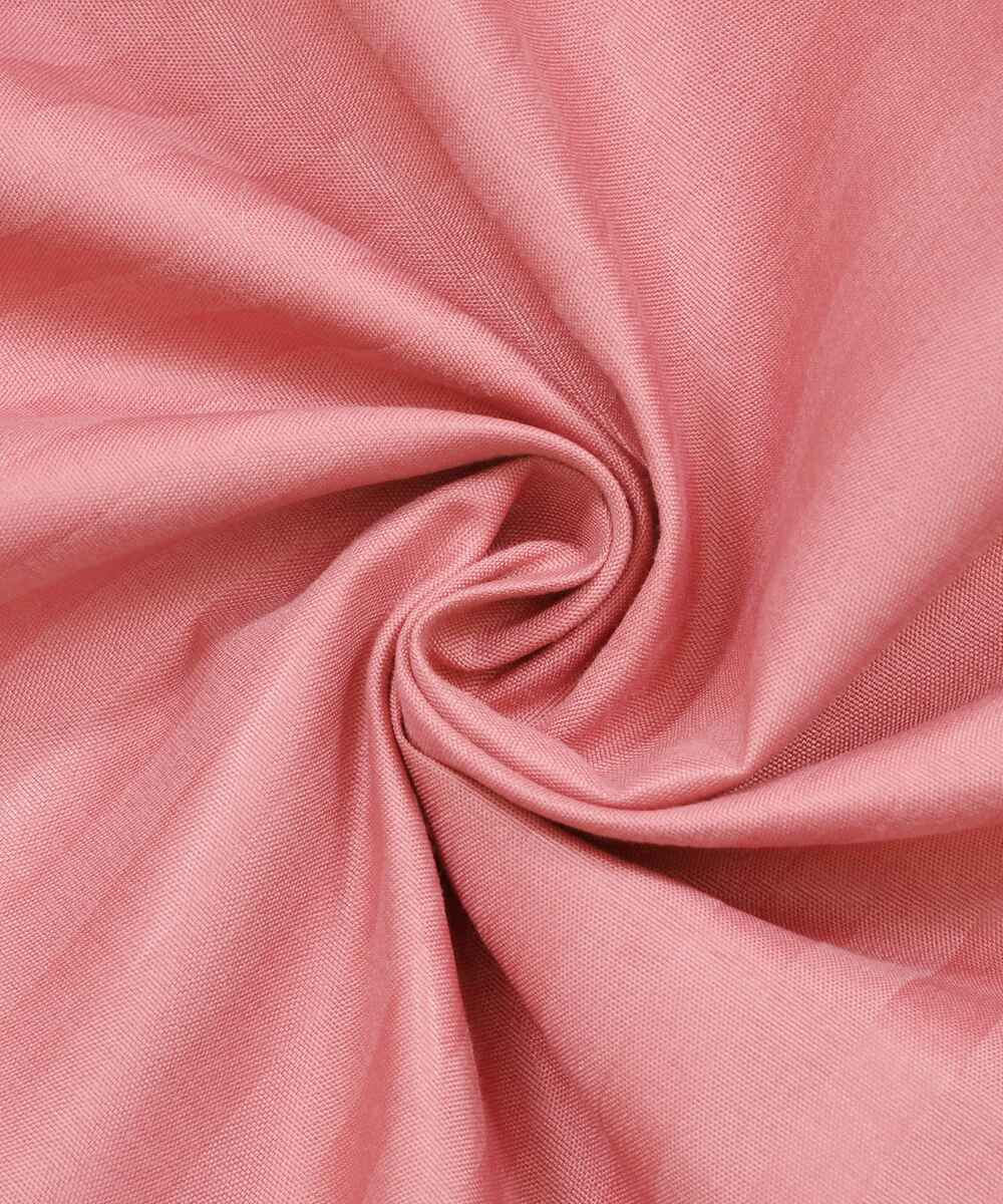 Coral Satin Stripe Double Bedsheet With 2 Pillow Covers