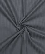 Grey Satin Stripe Single Bedsheet With 1 Pillow Cover