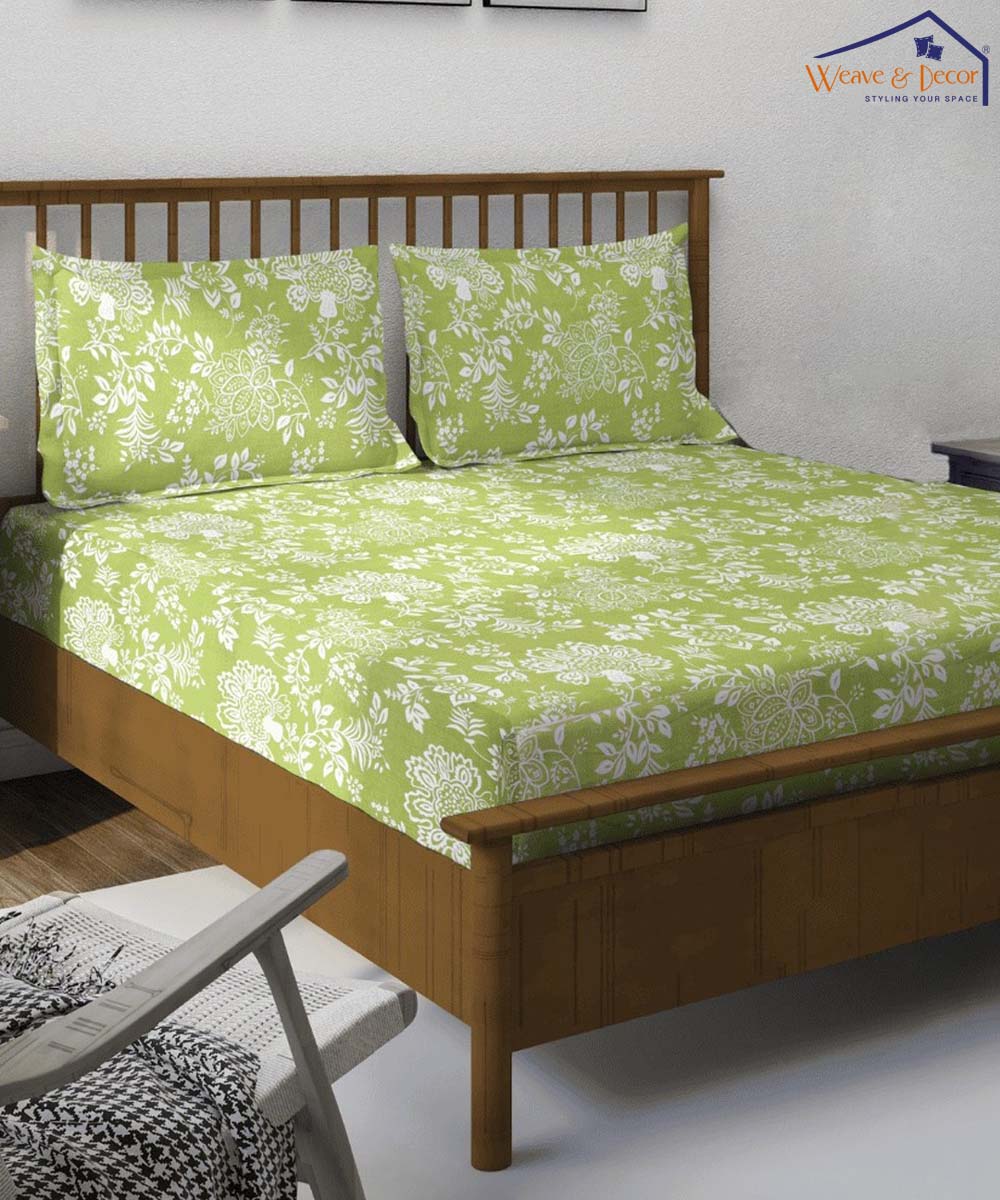 King Fitted Bedsheet With Pillow Covers , KING SIZE BEDSHEET ,KING SIZE 