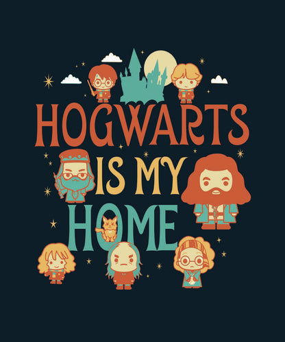 Harry Potter Hogwarts Is My Home Bedsheet with 2 Pillow Covers