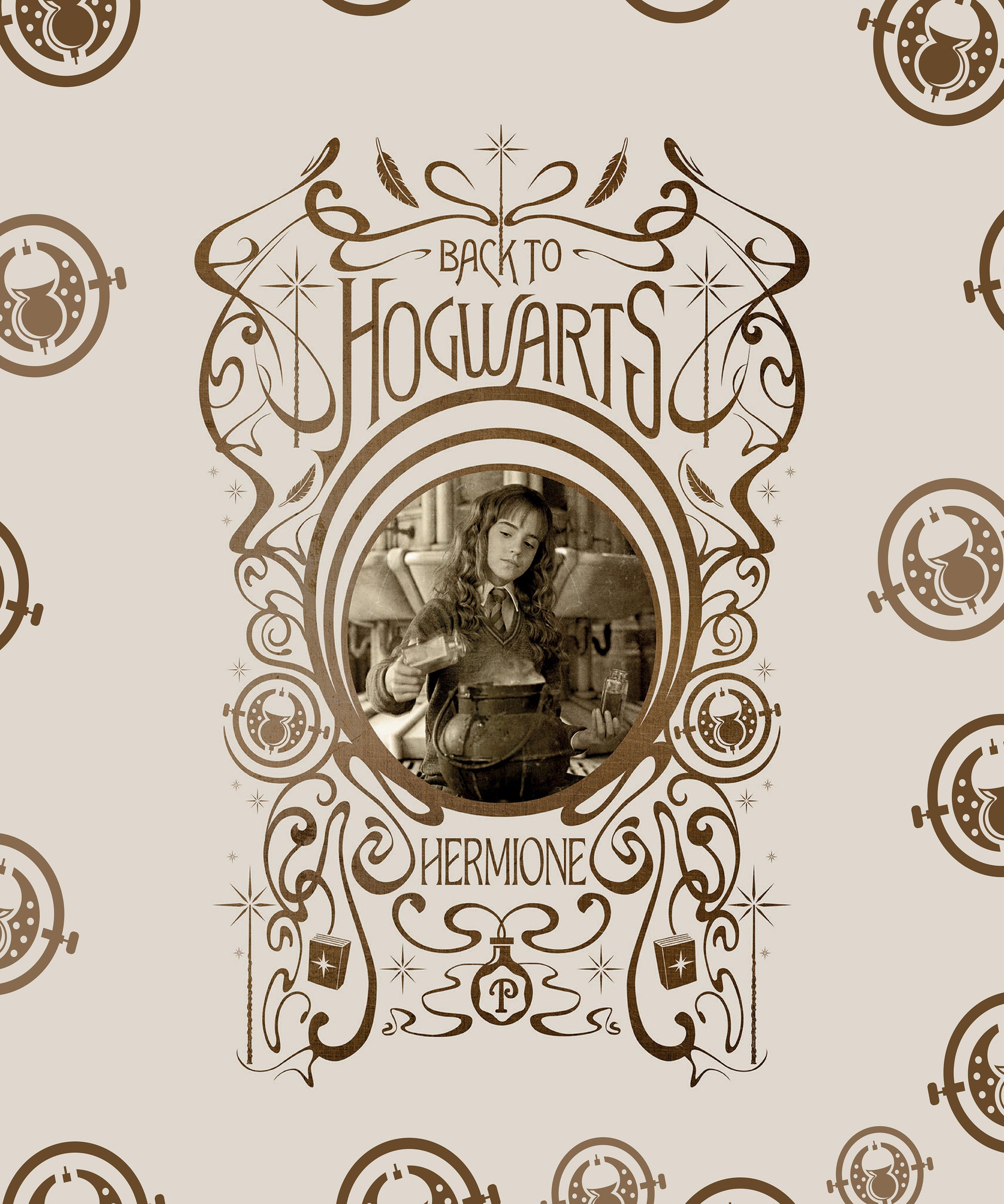 Harry Potter Hermione Granger Bedsheet with 2 Pillow Covers