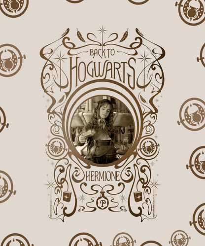 Harry Potter Hermione Granger Bedsheet with 2 Pillow Covers