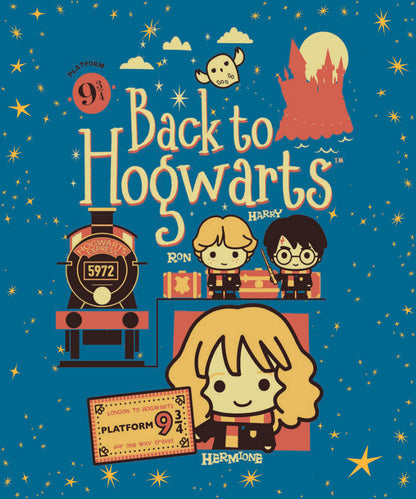Harry Potter Back to Hogwarts Bedsheet with 2 Pillow Covers