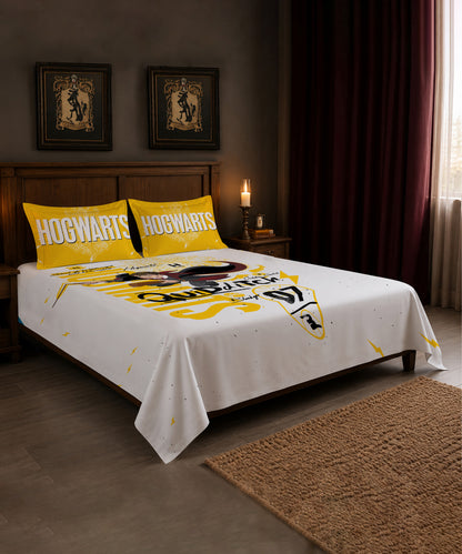 Harry Potter Quidditch Champion Bedsheet with 2 Pillow Covers