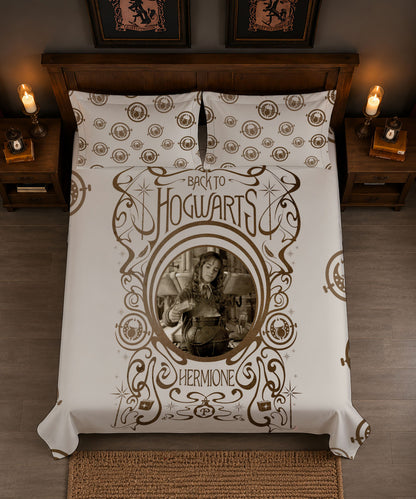 Harry Potter Hermione Granger Bedsheet with 2 Pillow Covers
