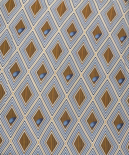 Golden Diamond Harmony – 200 GSM Pure Cotton Double Bedsheet with Pillow Covers |90x100 inches