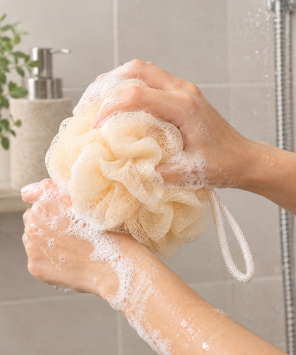 Soft Mesh Bath Loofah Sponge