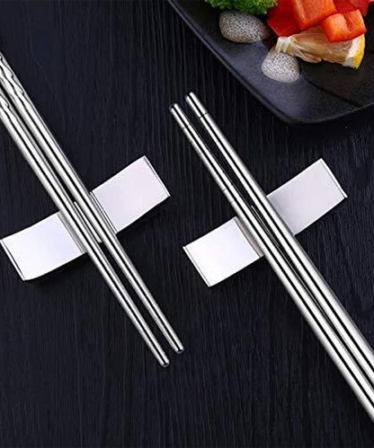 Stainless Steel Reusable Chopsticks - Set of 2