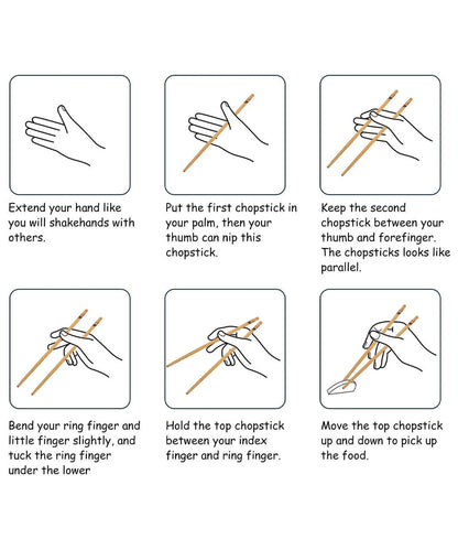 Stainless Steel Reusable Chopsticks - Set of 2