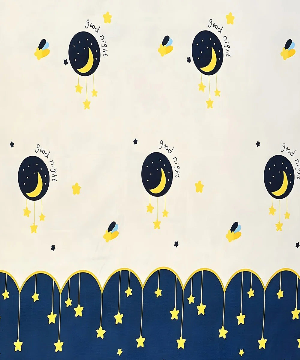 Celestial Charm Kids Flat Bedsheet With Pillow Covers